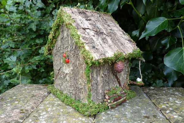 Ladybird Fairy House Back View