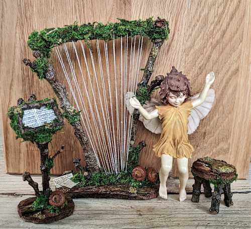  Harp with Beechnut Flower Fairy