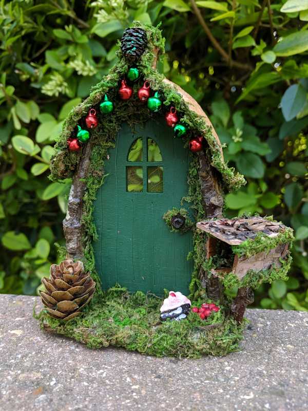 Fairy Garden Door with Postbox