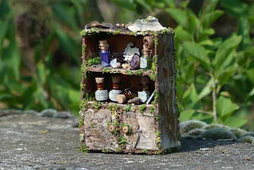 Miniature Apothecary Cabinet