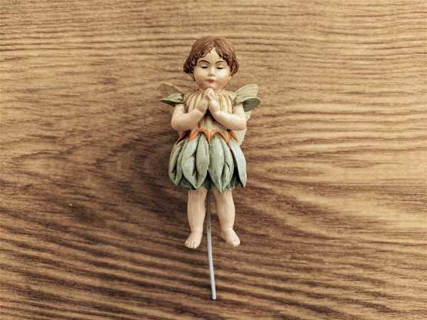 White Clover Flower Fairy Figure