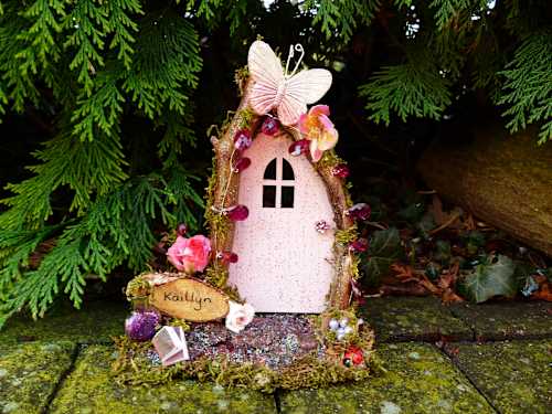 Personalised Fairy Door with Butterfly