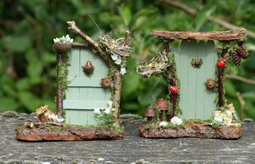 Green Fairy Door Set