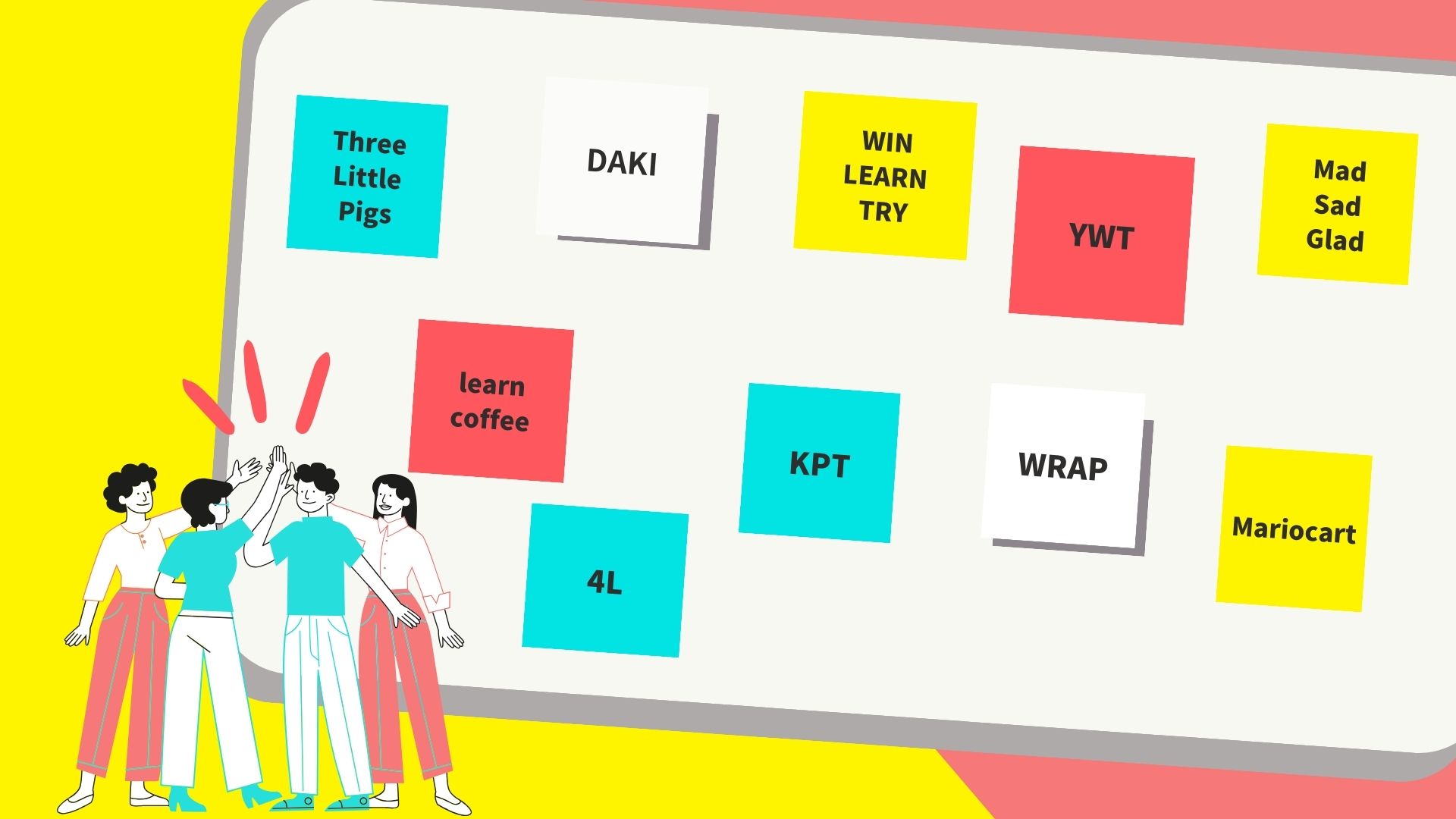 振り返り手法10選！アジャイル開発に使える、海外の面白い手法もご紹介  