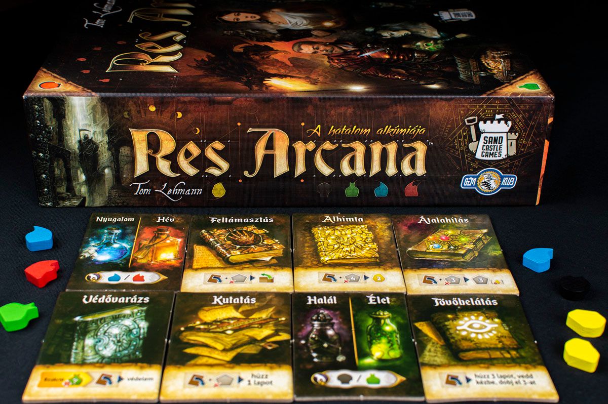Res Arcana – a kombinációk gyors stratégiai társasjátéka
