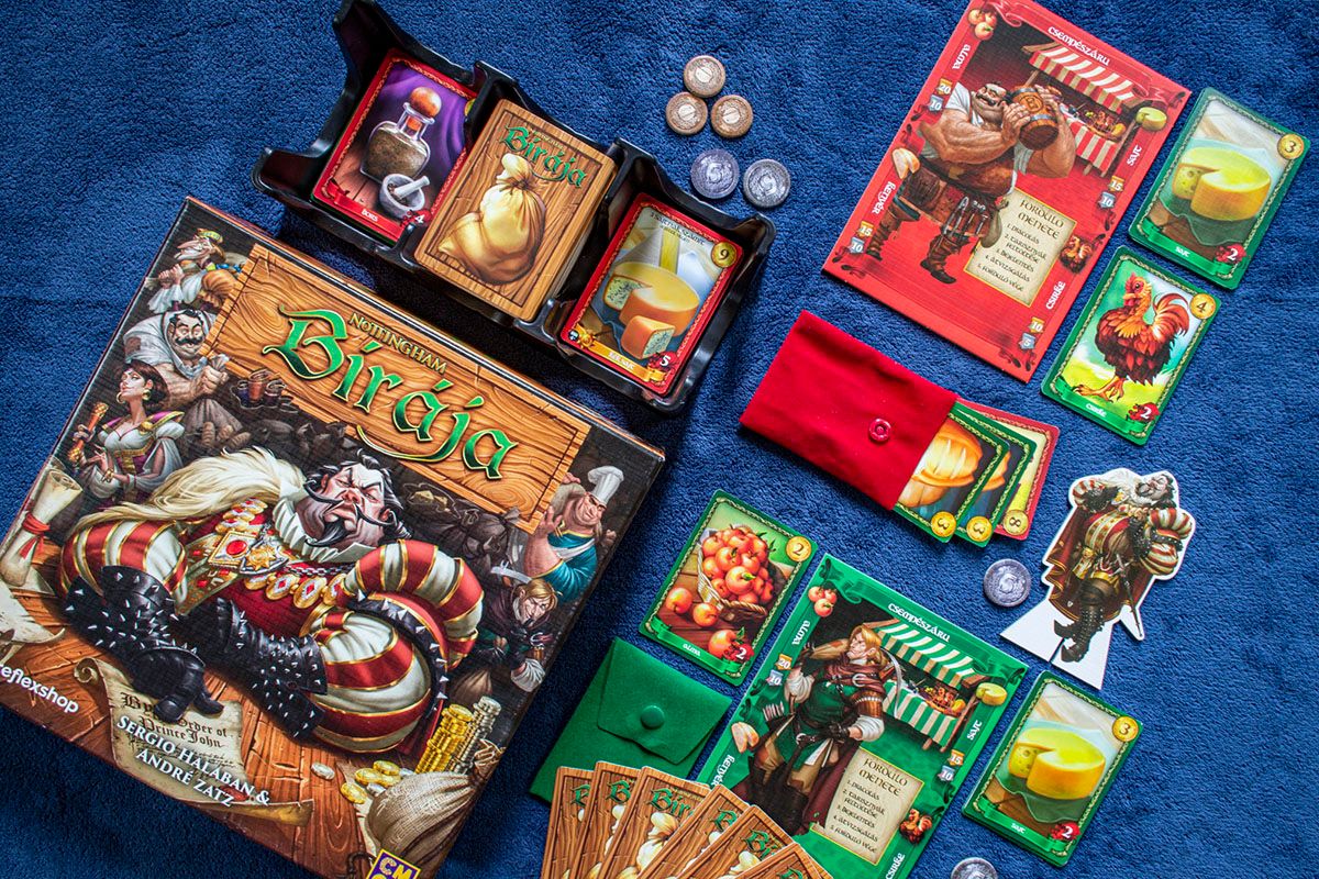 Nottingham bírája: társasjáték a blöffölés mestereinek