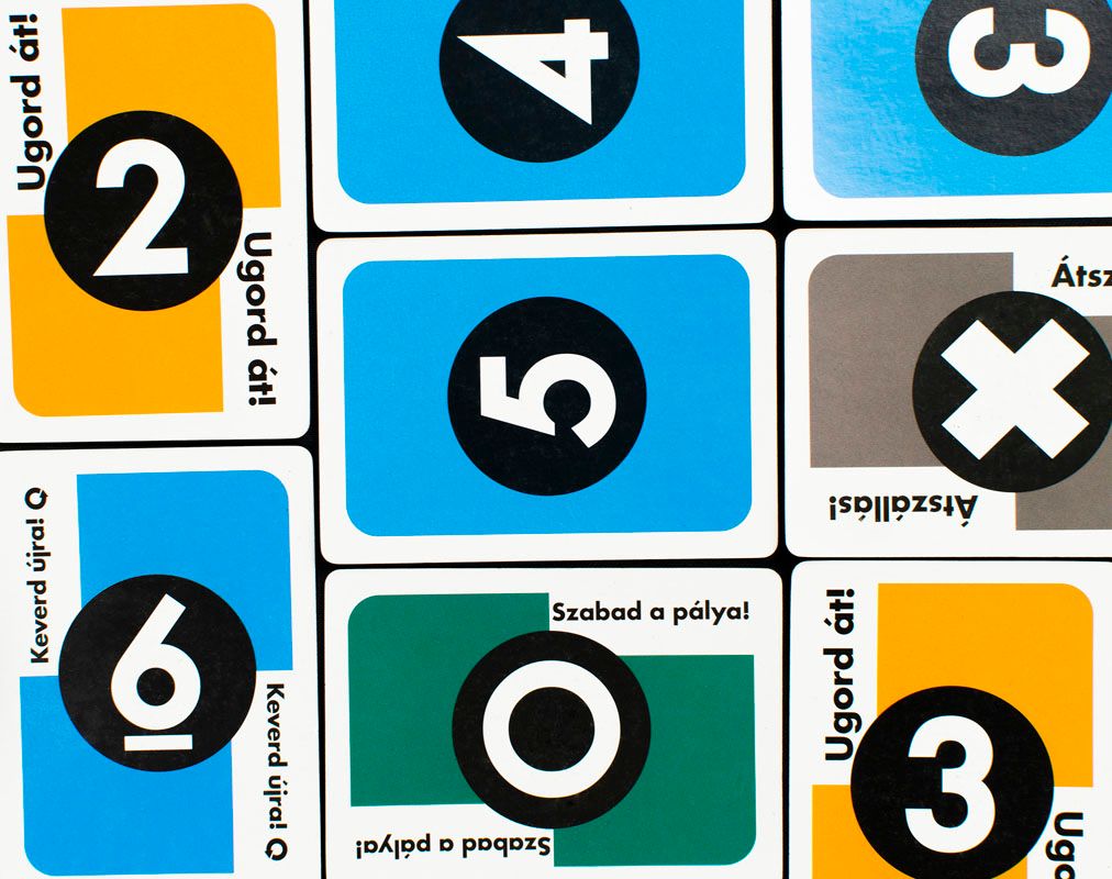 Metro X logikai társasjáték - kártyatípusok