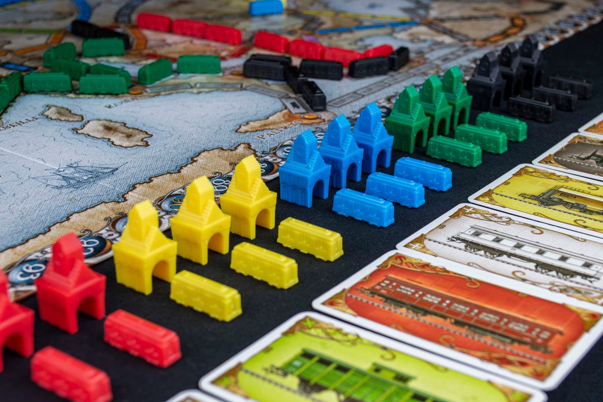 Ticket to Ride: Európa családi társasjáték - állomások