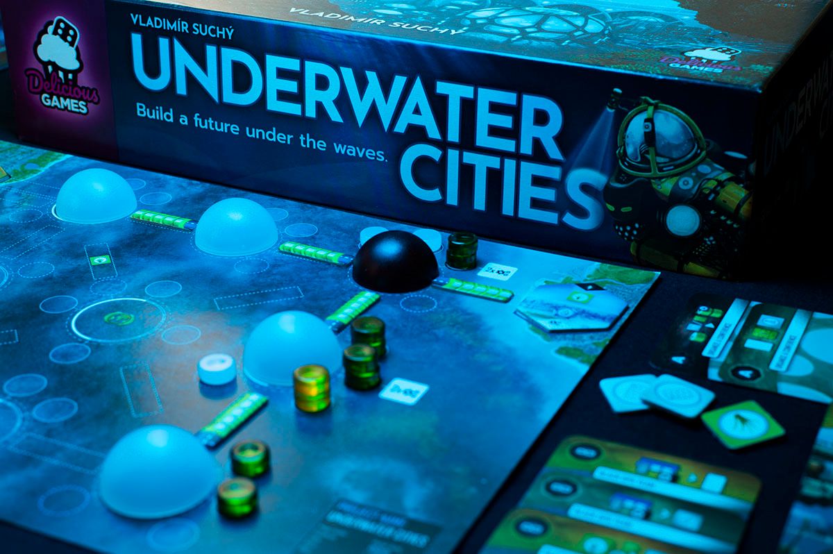 Underwater Cities stratégiai társasjáték - doboz