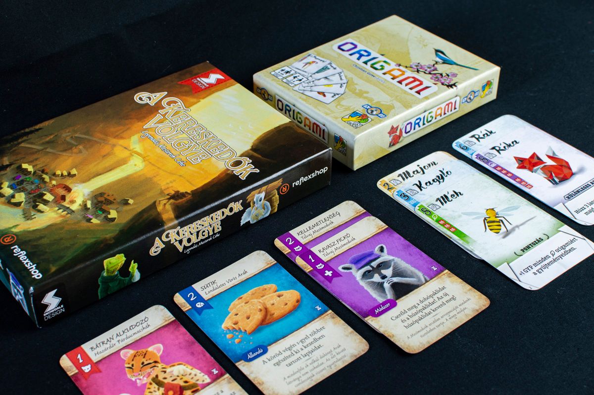 Állati jó kártyajátékok: A Kereskedők Völgye és Origami