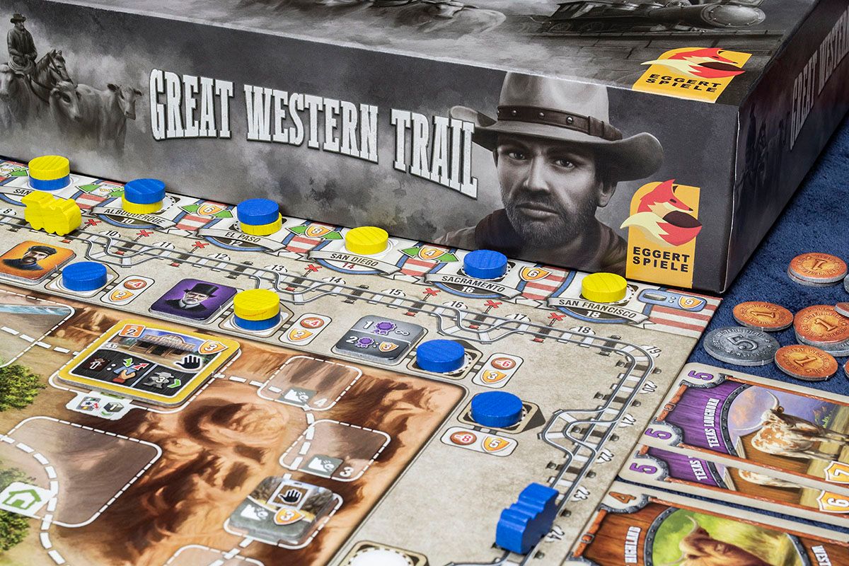 A nagy western utazás stratégiai társasjáték