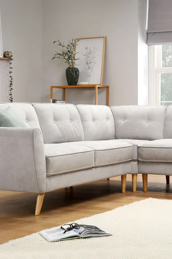 Baltimore > Dove grey plush > Corner > Thumbnail