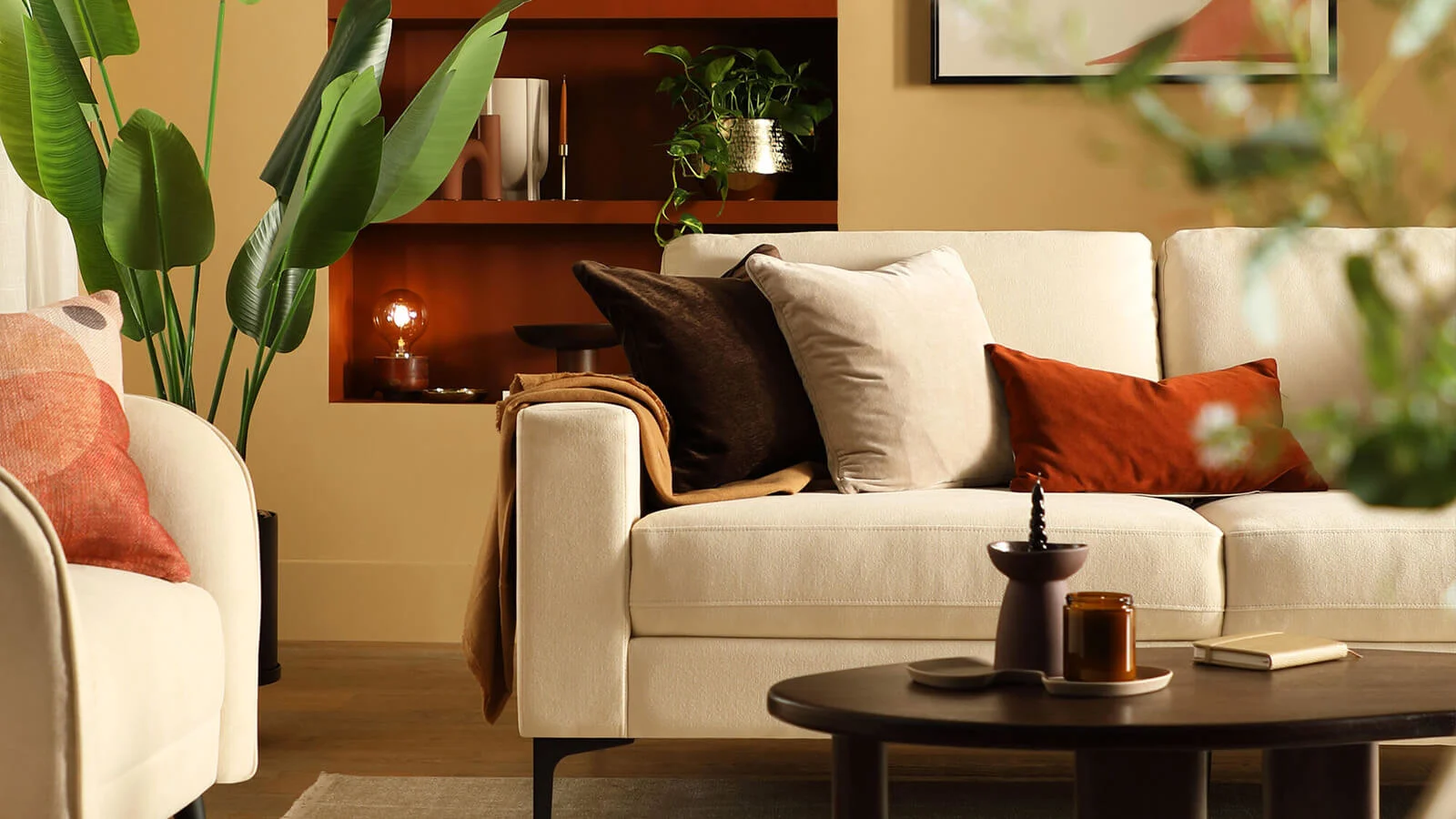 15 earthy living room ideas to warm up your home > banner