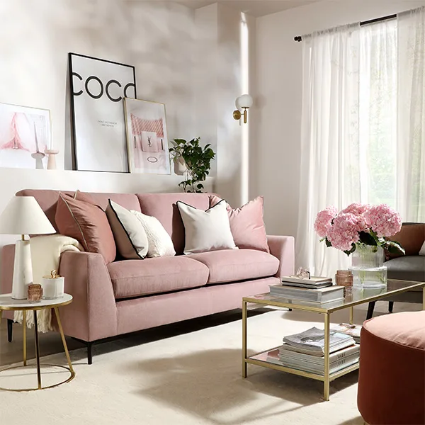 The ultimate guide to pink living rooms > thumbnail