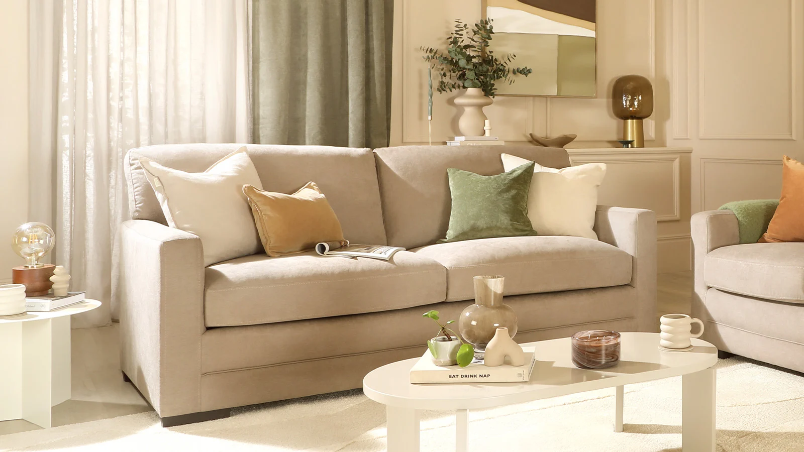 Arden Plush Sofa - Article