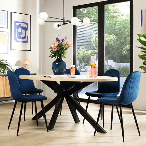 SS24 Fruit Pastels > thumbnail Madison table Brooklyn chairs