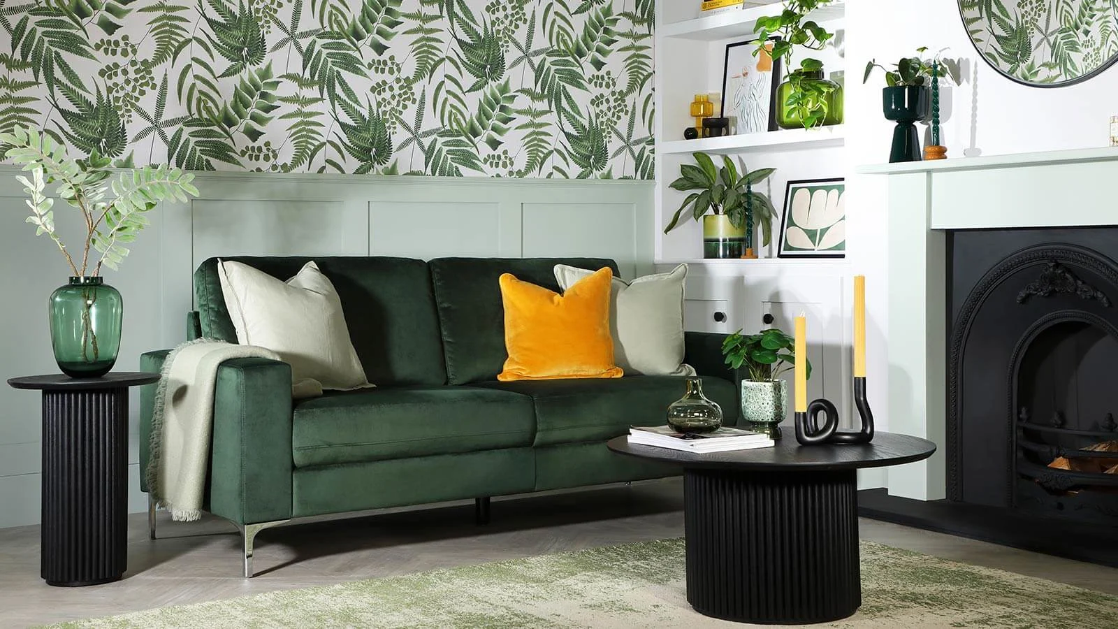 15 green living room ideas to reinvigorate your space > banner