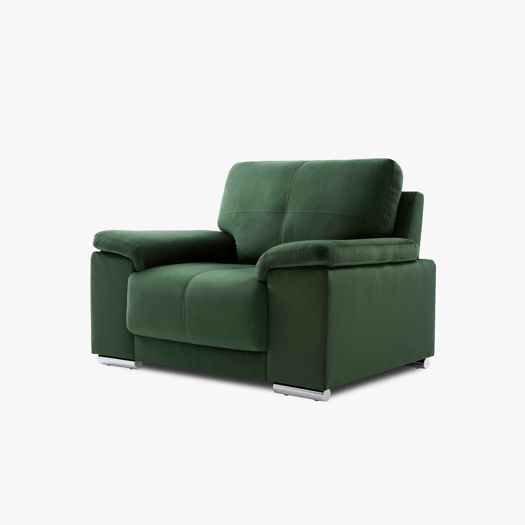 Kansas Armchair, Moss Green Classic Velvet