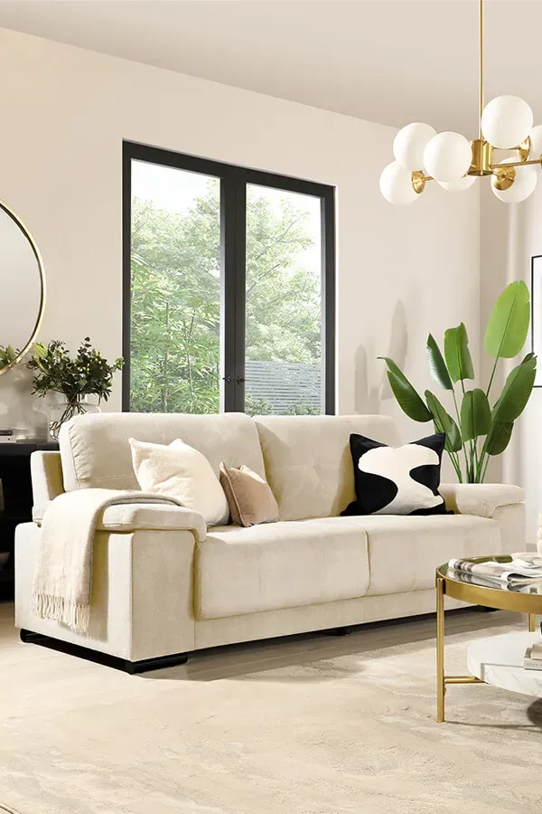 15 cream living room ideas to elevate your space > Thumbnail image