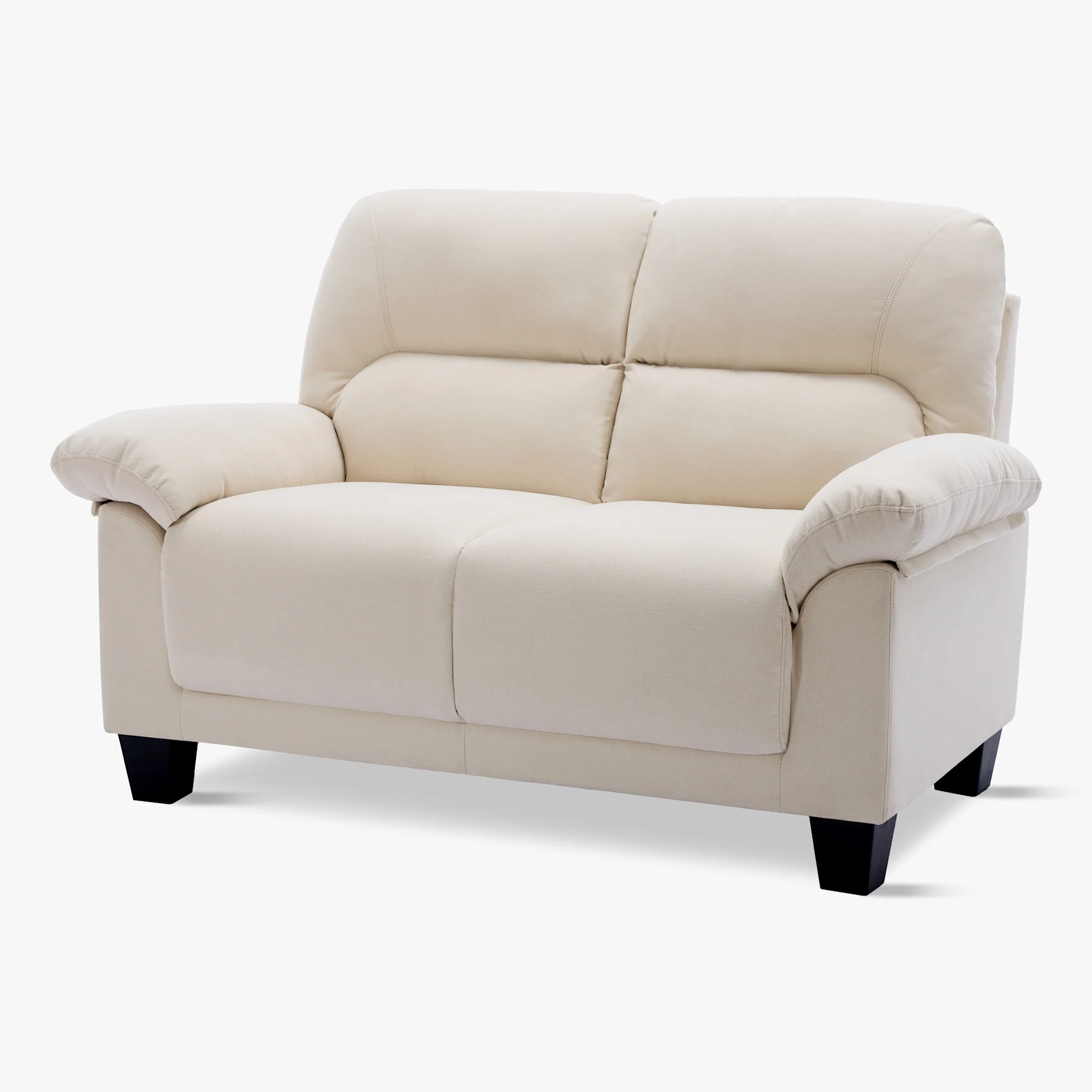 Austin Small 2 Seater Sofa, Ivory Classic Plush Fabric