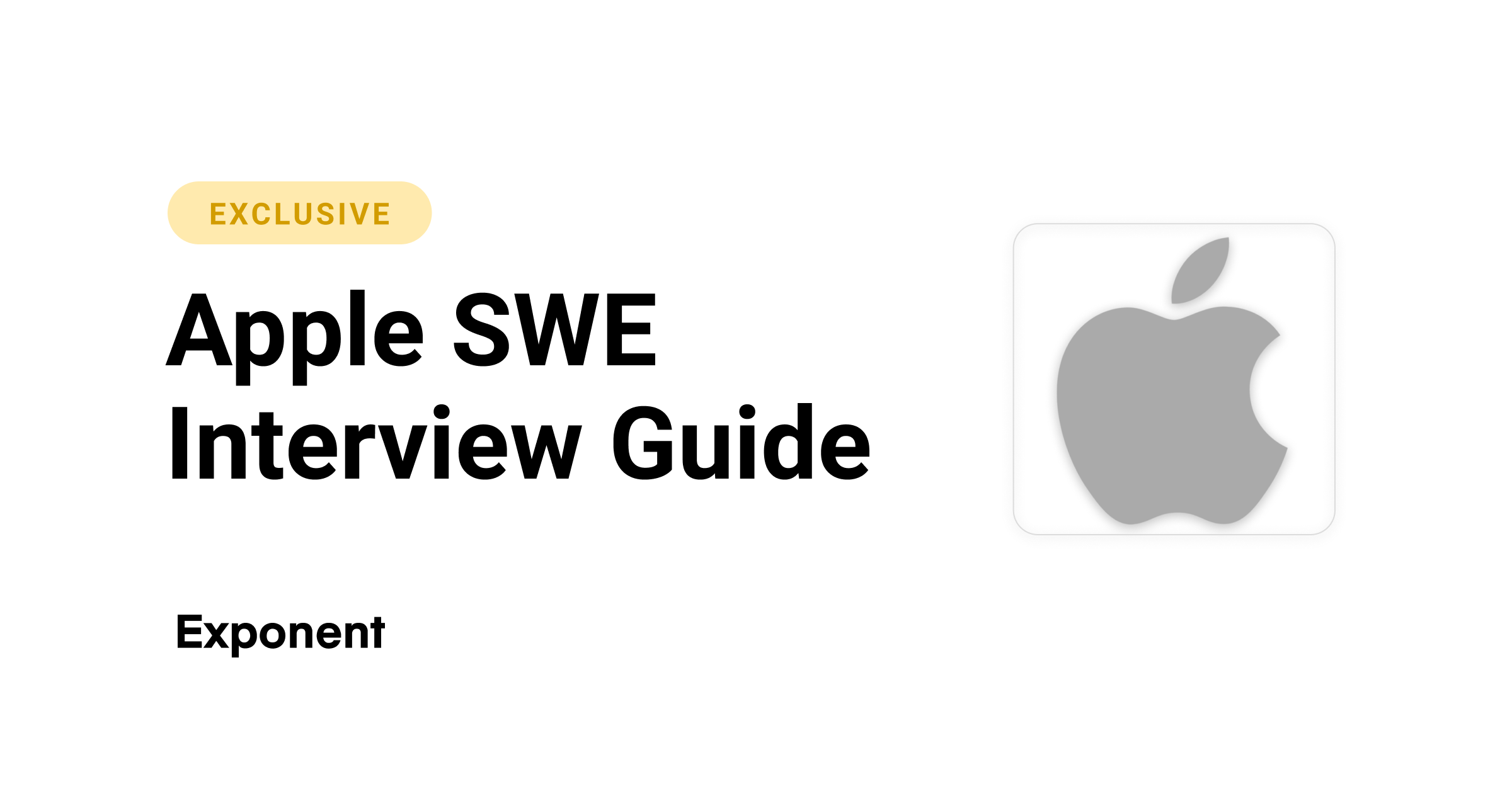 Apple Software Engineer (SWE) Interview Guide Sample Questions (2024