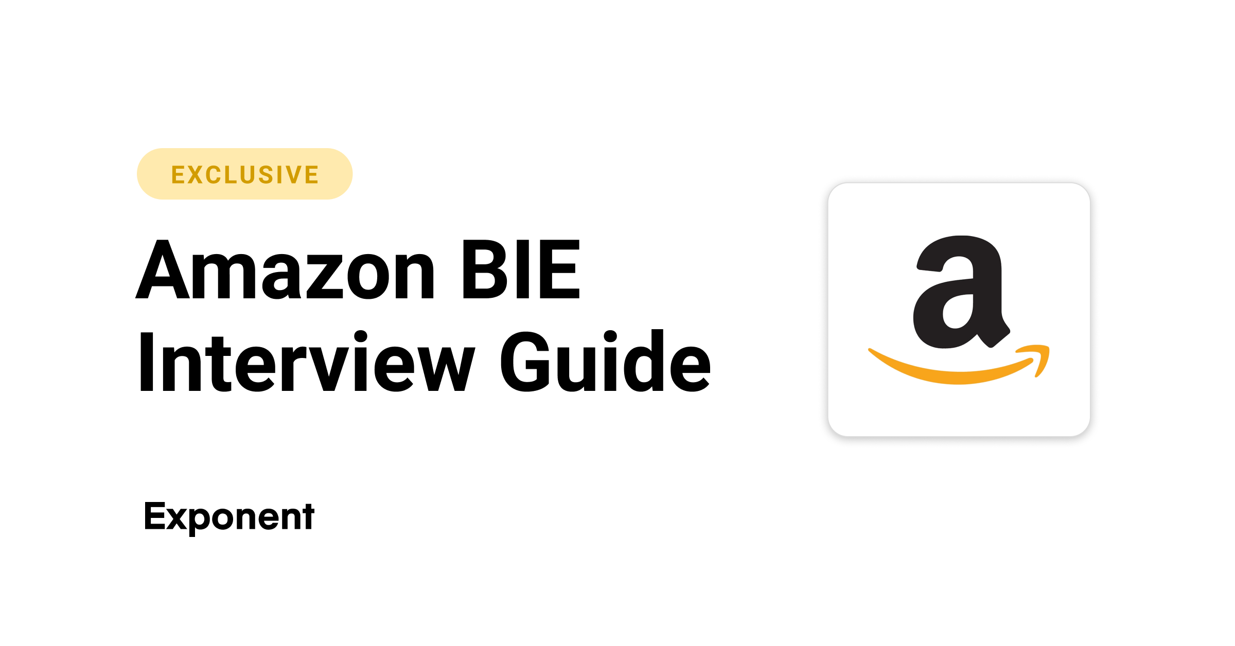 Amazon Business Intelligence Engineer (BIE) Interview Guide Sample