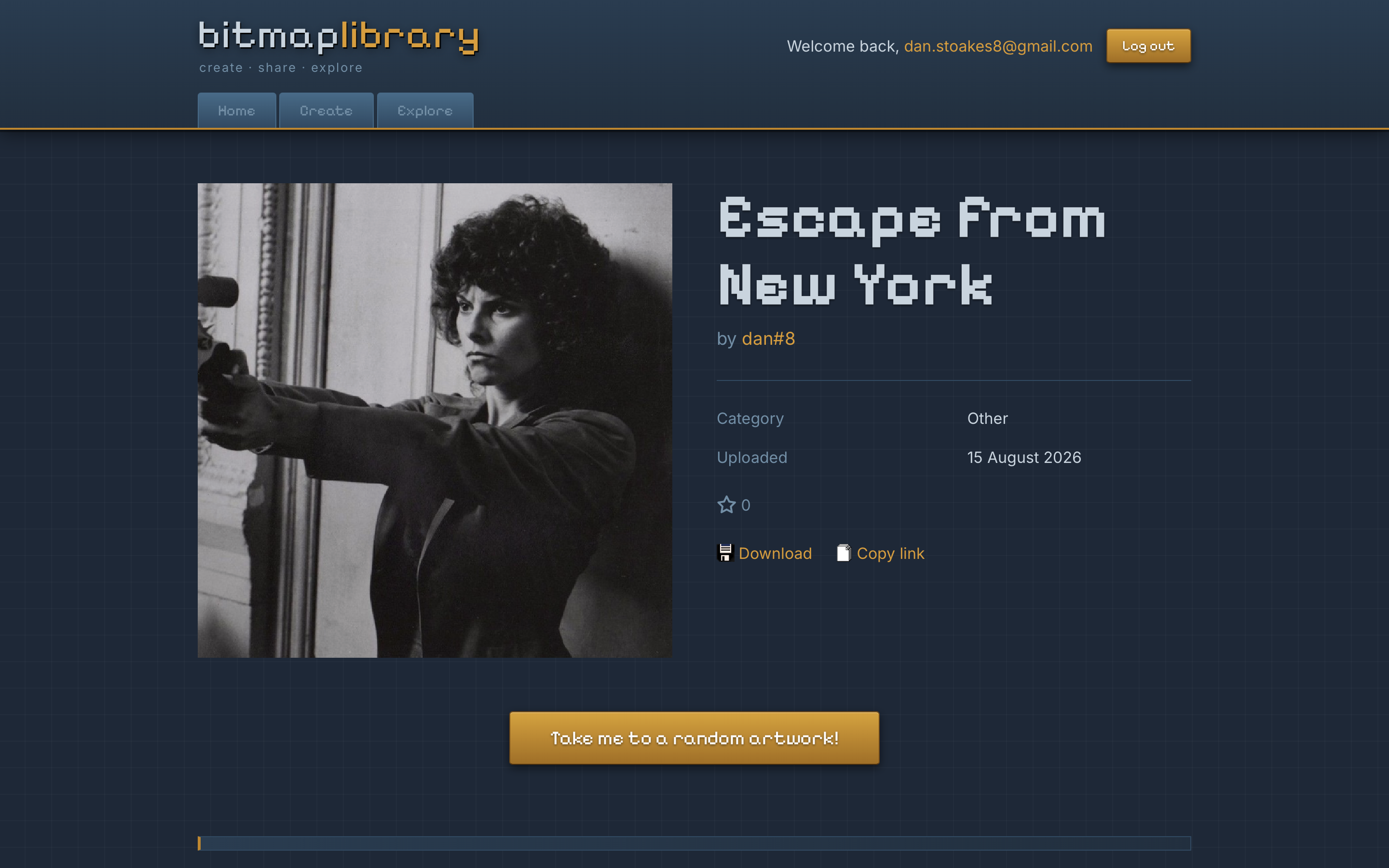 Screenshot of Bitmap Library