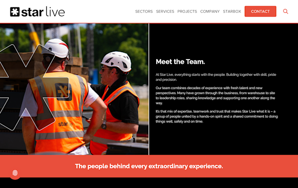 Screenshot of Star Live