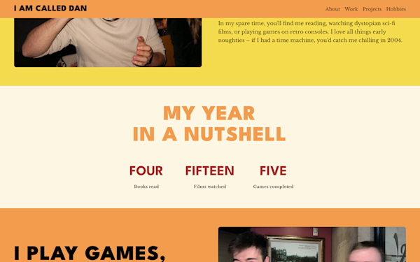 Screenshot of danstoakes.com (V4)