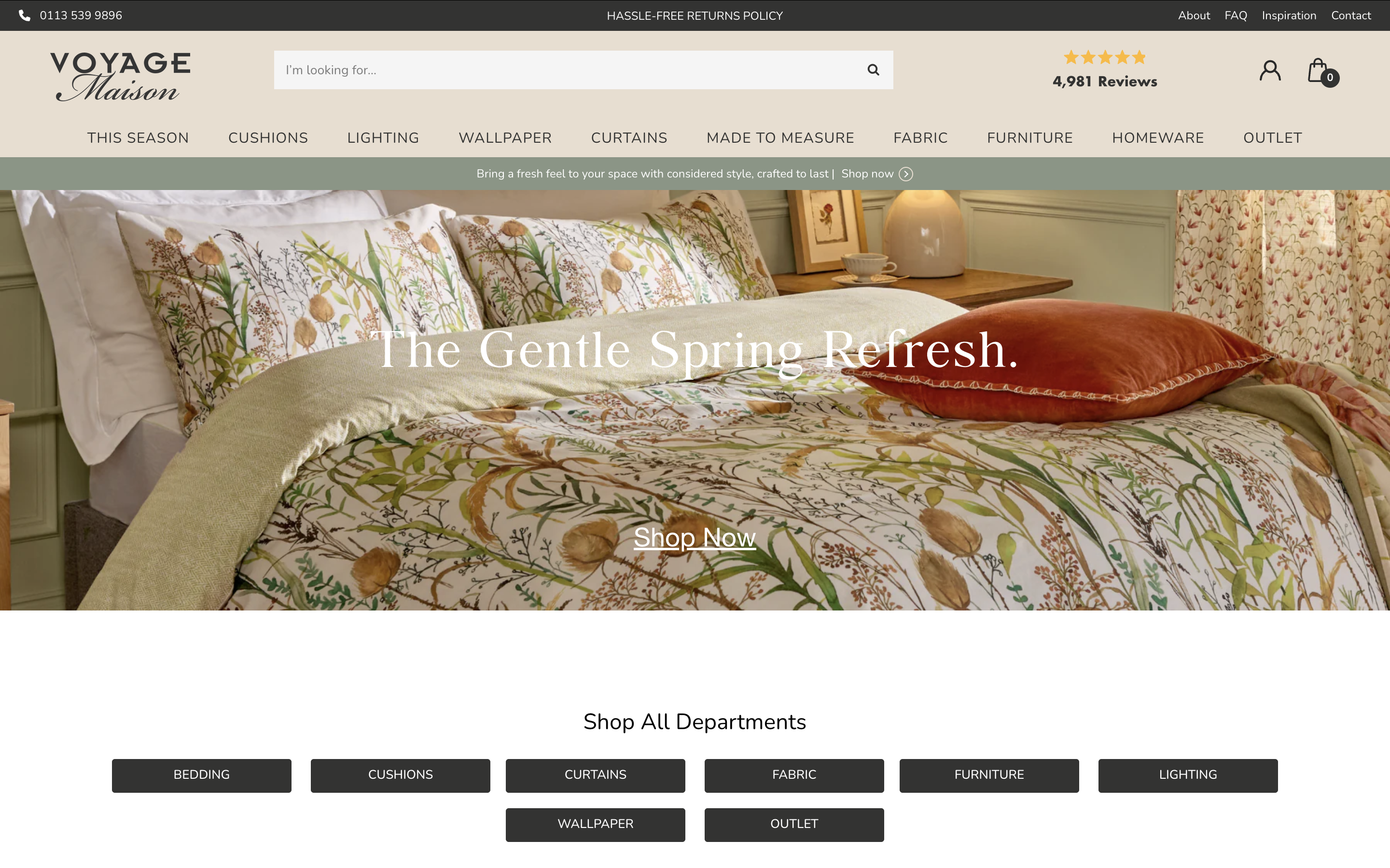 Screenshot of Voyage Maison