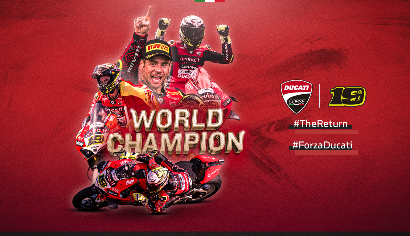 Ducati Campeón en WorldSBK con Álvaro Bautista