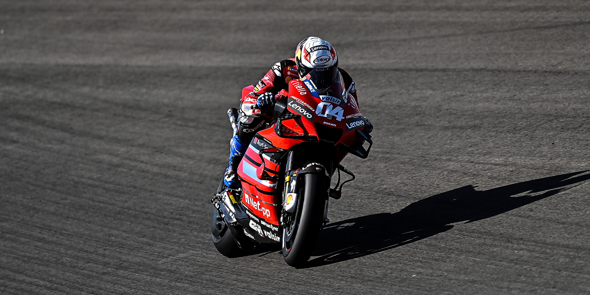 Day of MotoGP pre-race testing in Jerez for the Ducati Team riders