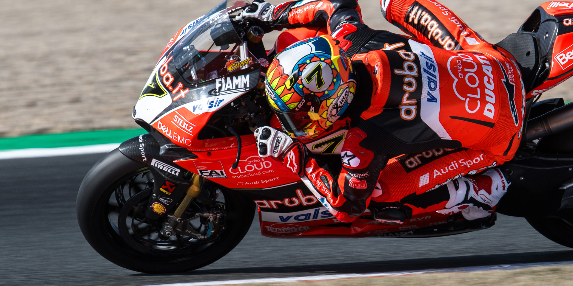 The Aruba.it Racing - Ducati Team On The Podium In Race 2 At Magny 