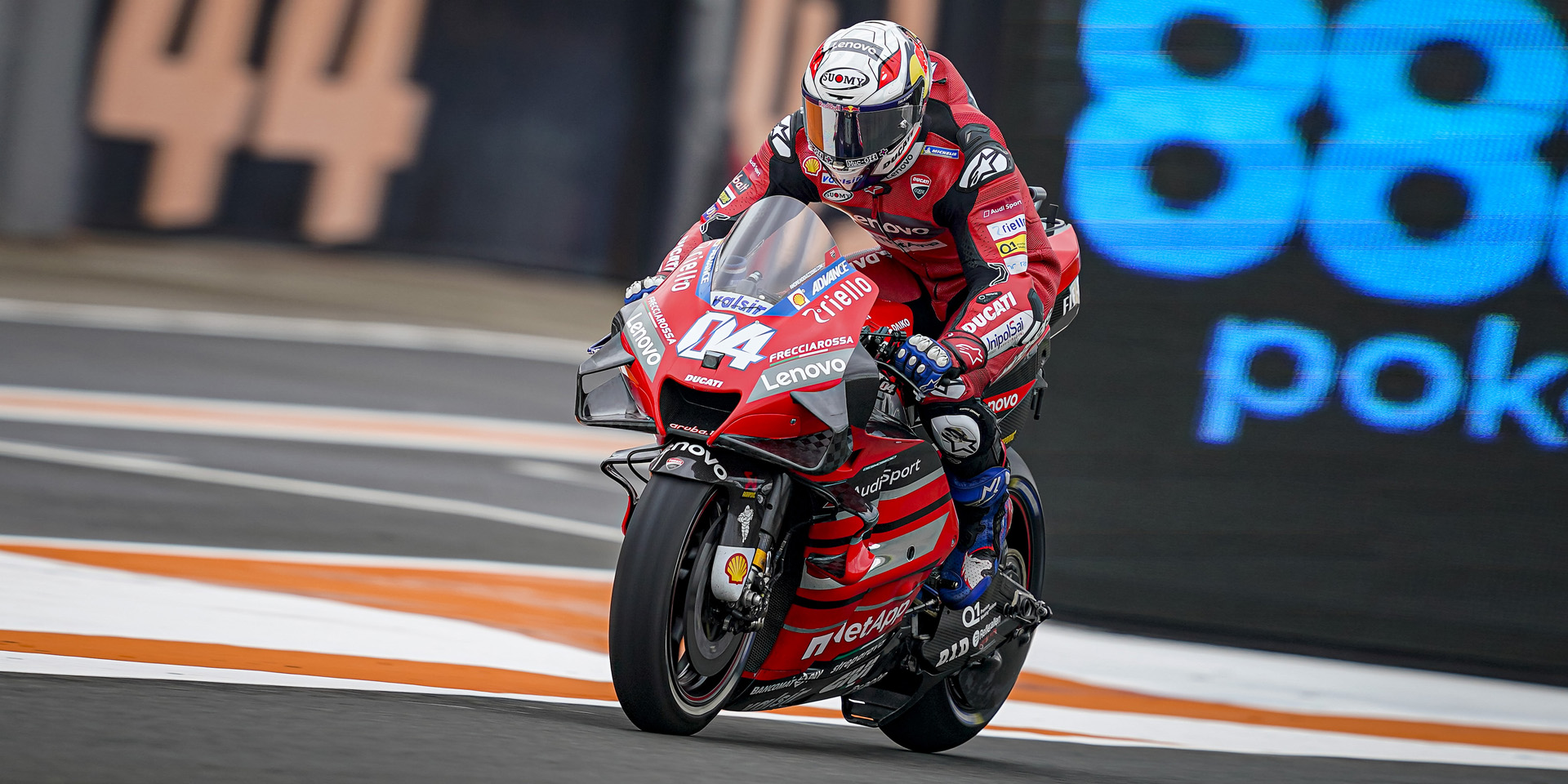 Andrea Dovizioso ends the first day of free practices of the European ...