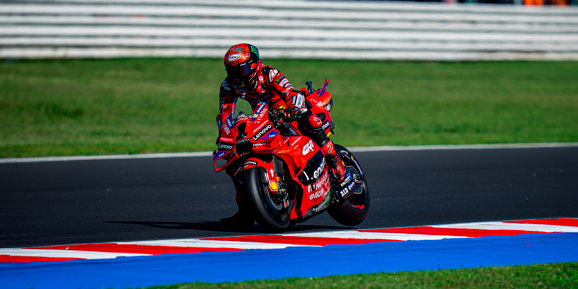 Francesco Bagnaia and the Ducati Lenovo Team in the lead on opening day ...