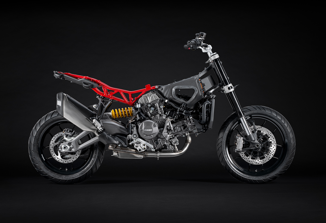 Completely new chassis - Ducati Multistrada V2