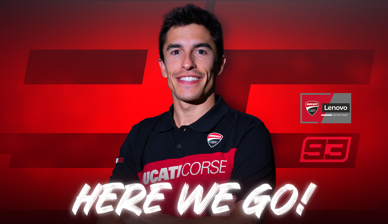 Marc Márquez to Join Francesco Bagnaia in The Ducati Lenovo Team Until 2026