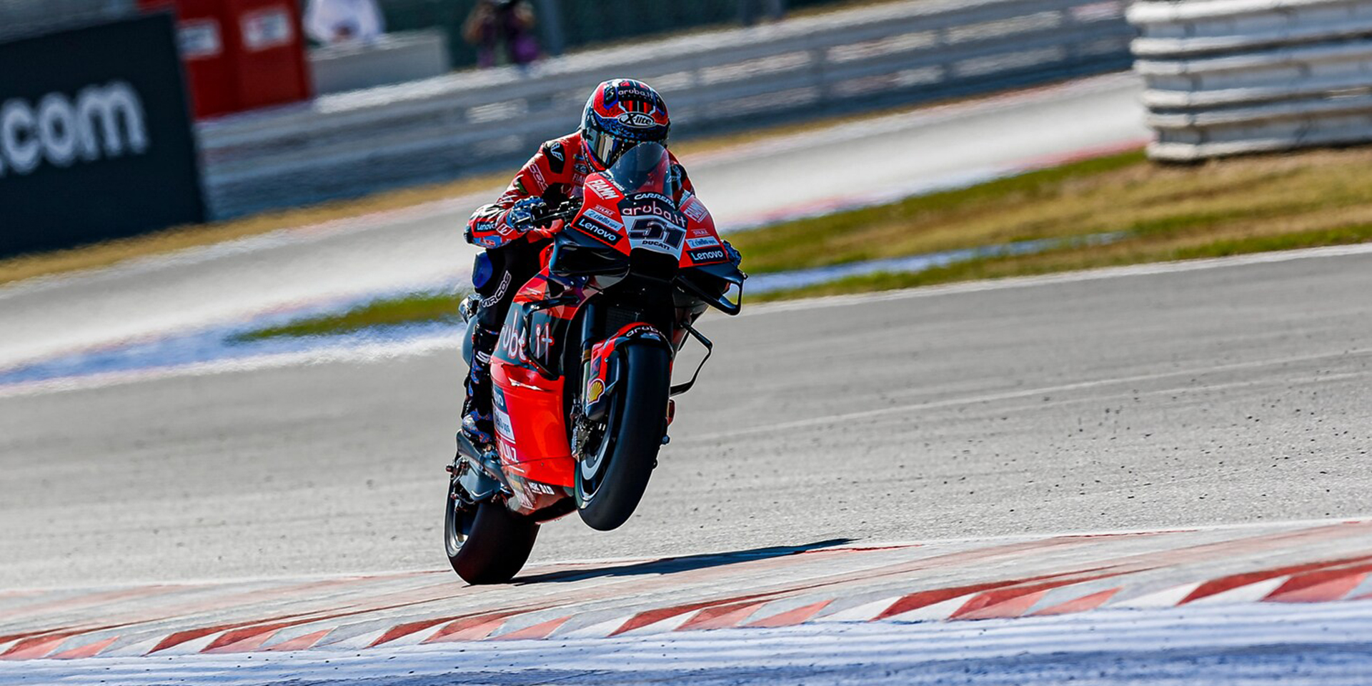 Michele Pirro sedicesimo dopo la prima giornata di prove libere del GP ...
