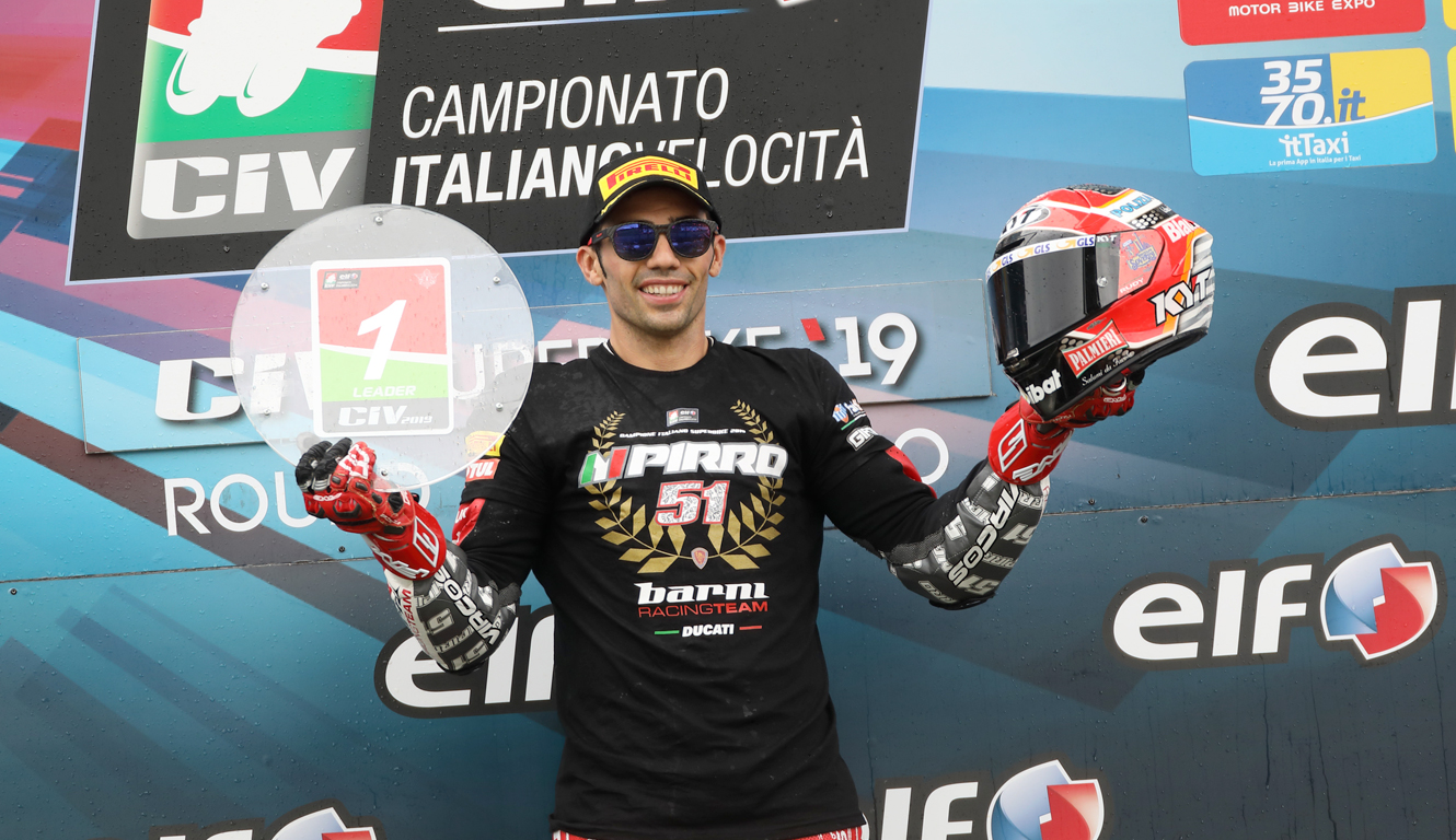La Panigale V4 R e Michele Pirro sono Campioni Italiani Superbike CIV 2019