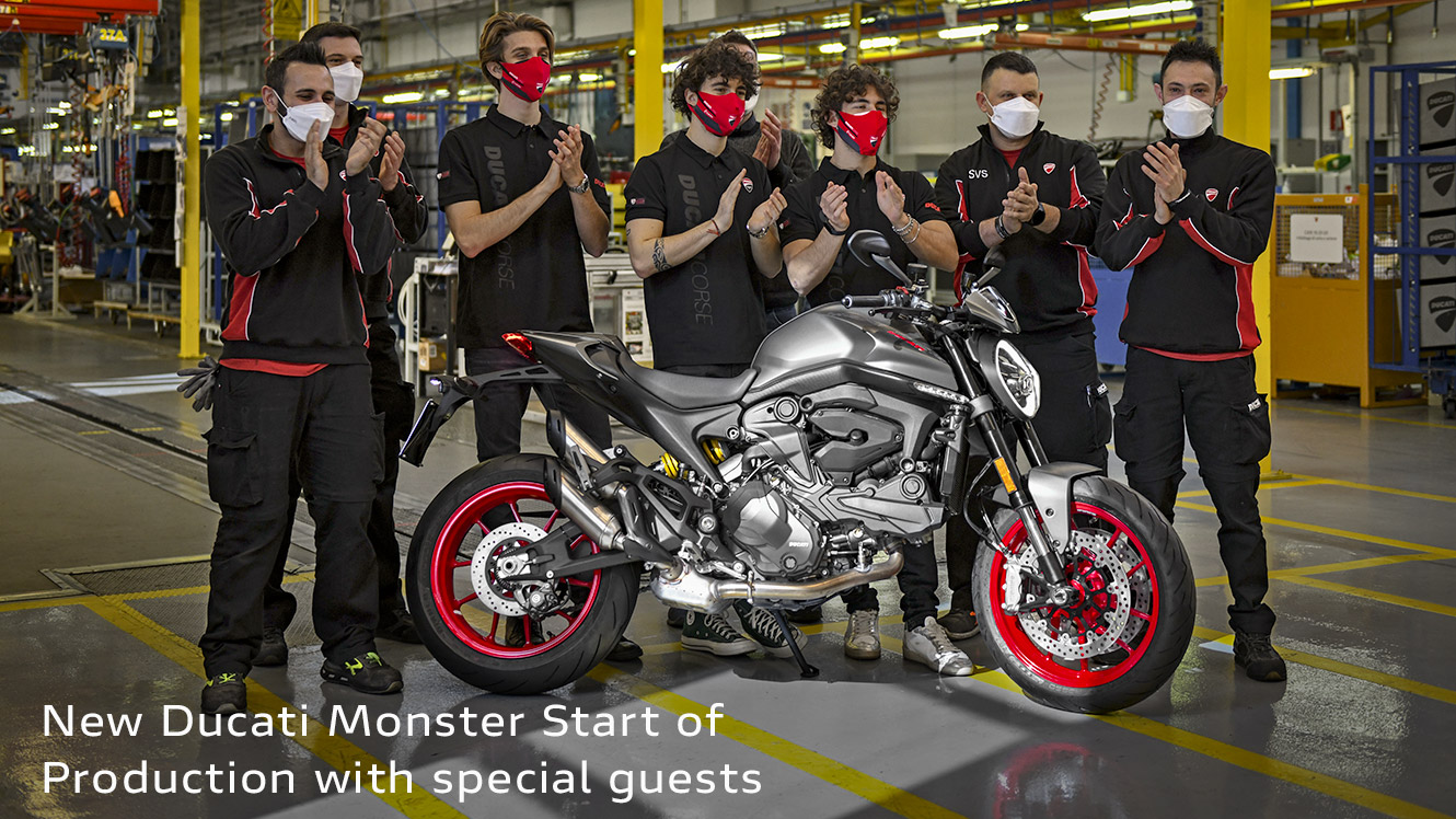 Xe mô tô Ducati Monster 2021 mới chốt giá từ 340 triệu đồng