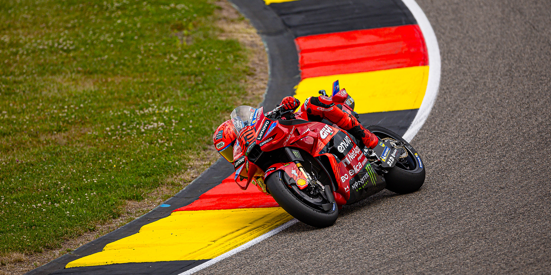 Third place for Marc Márquez and the Ducati Lenovo Team in Sachsenring ...