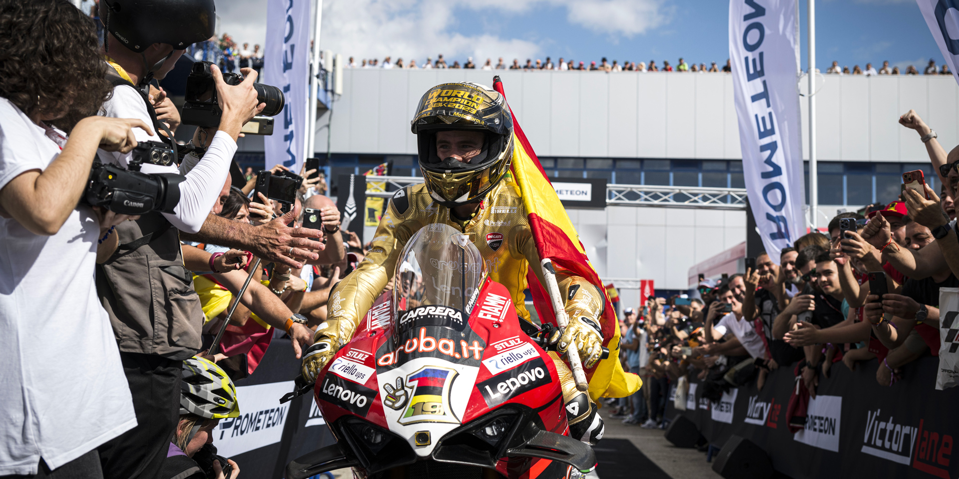 Alvaro Bautista is the 2023 Superbike World Champion. The Aruba.it ...