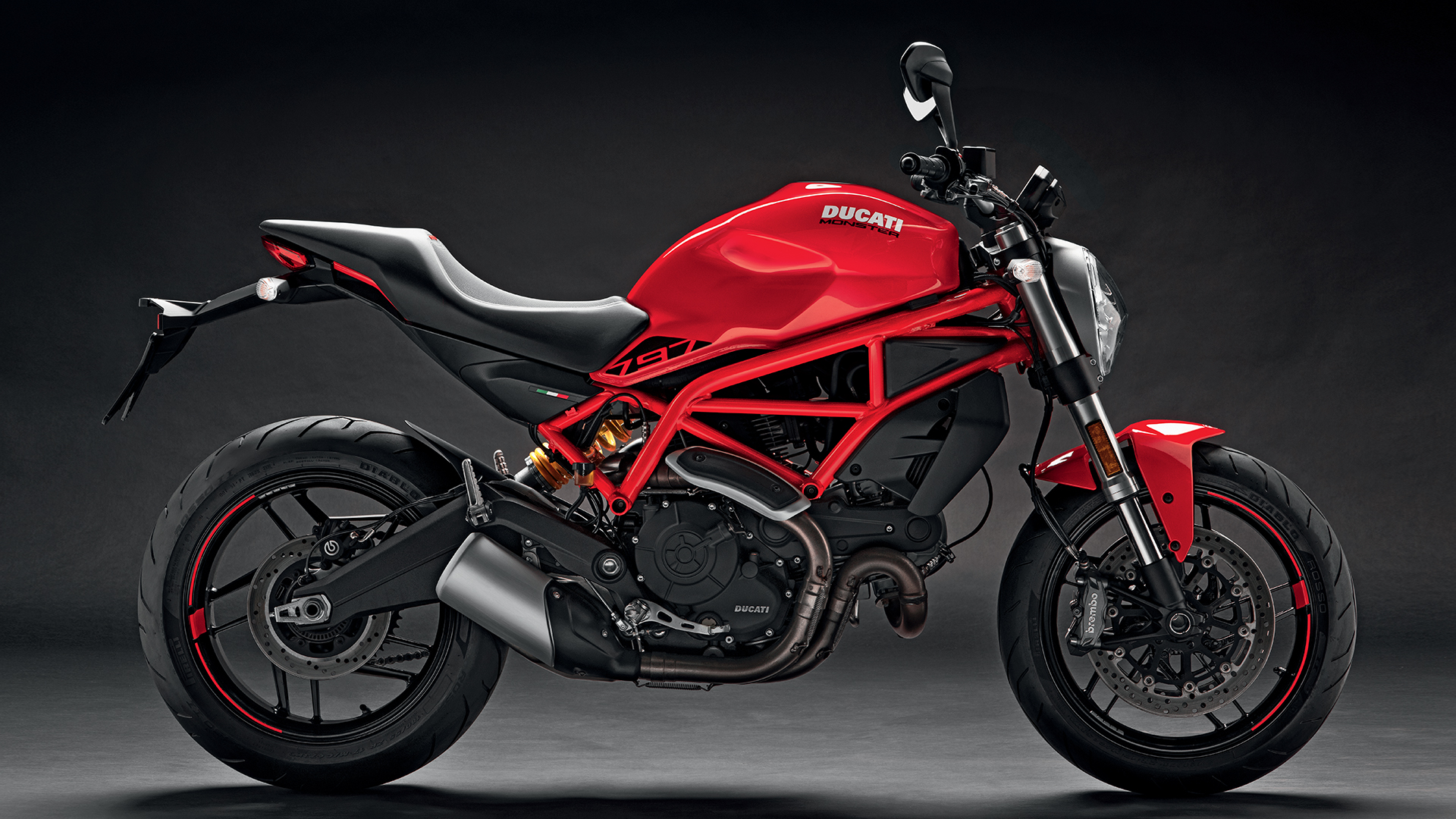 ducati monster 797 red