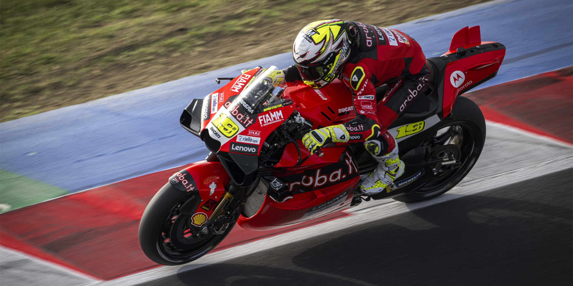 Alvaro Bautistas test with the Ducati Desmosedici GP concluded at Misano.