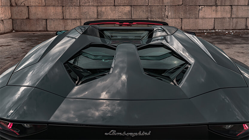 Lamborghini Aventador Roadster Motorhaube