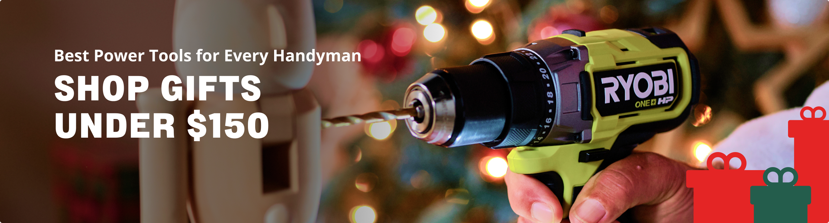 Desktop Homepage Banner - GiftsUnder150