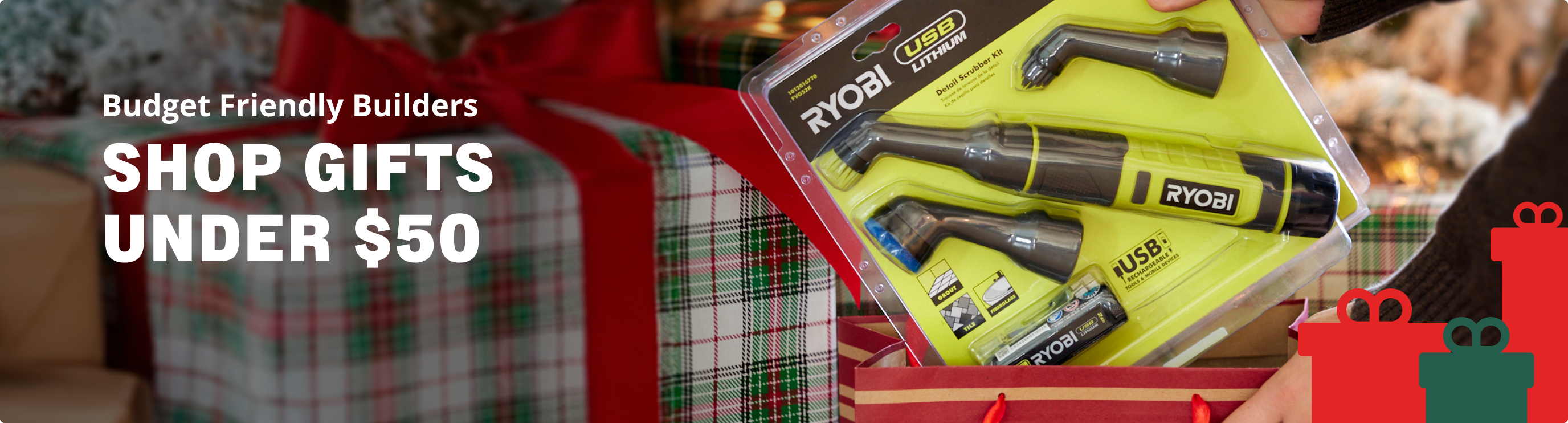 Desktop Homepage Banner - GiftsUnder50