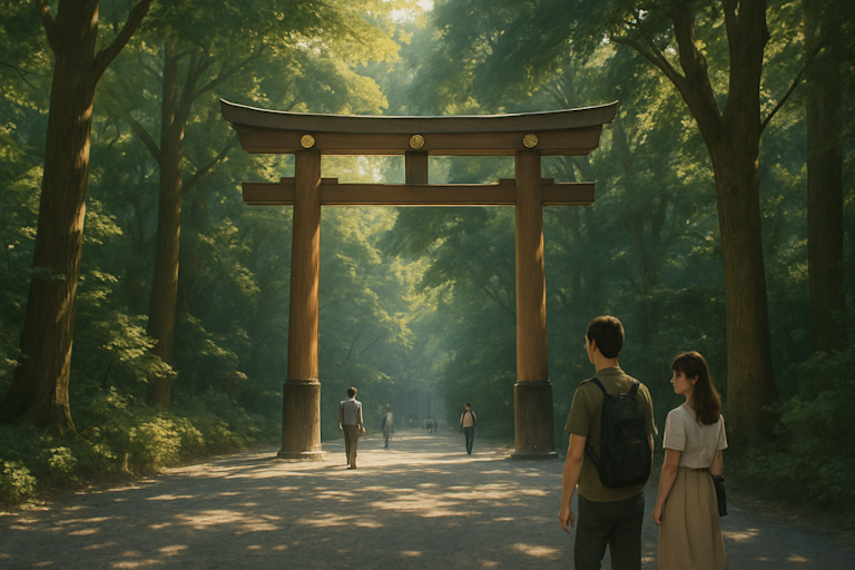 Tokyo - Meiji Shrine Pathway
