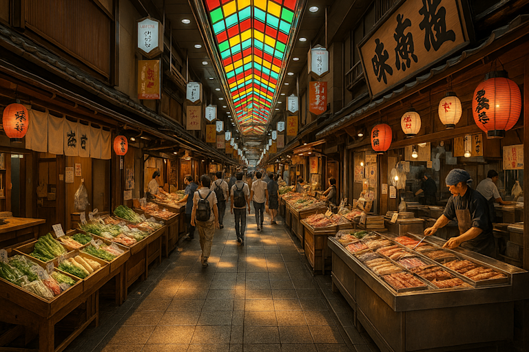 Kyoto - Summer - Nishiki Market Morning