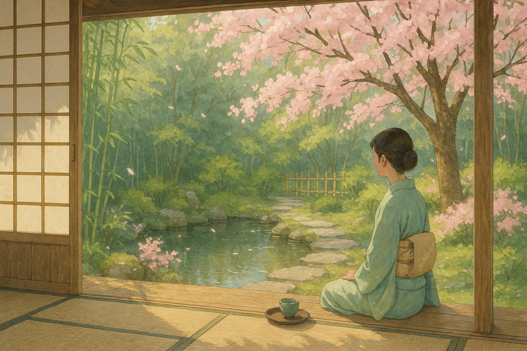 Kyoto - Spring - Teahouse Garden